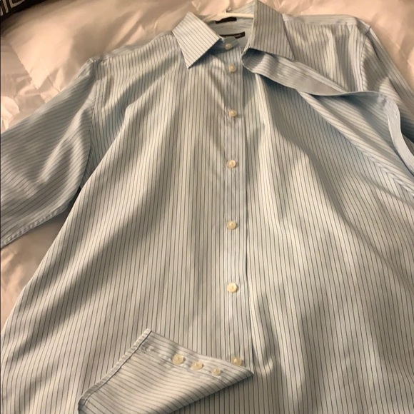 Light Blue button down Express - Picture 3 of 4